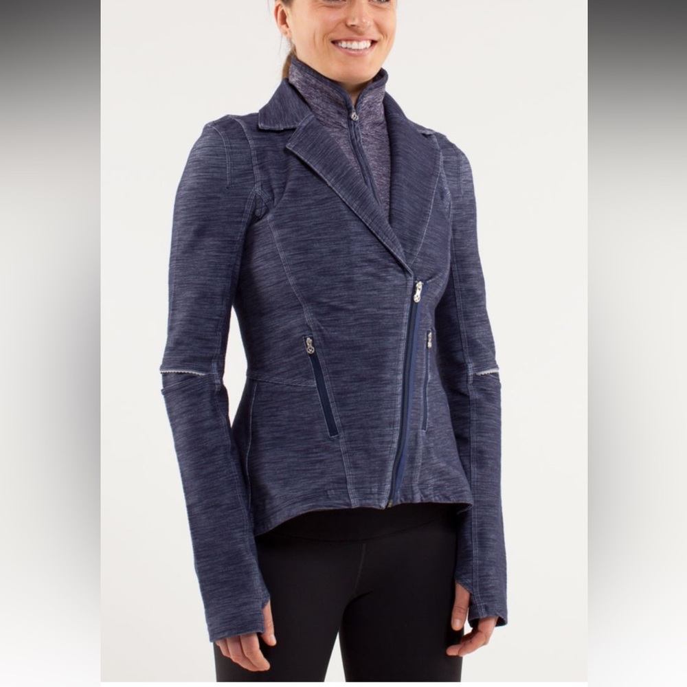 NWT Lululemon Ride On Blazer in Indigo Blue